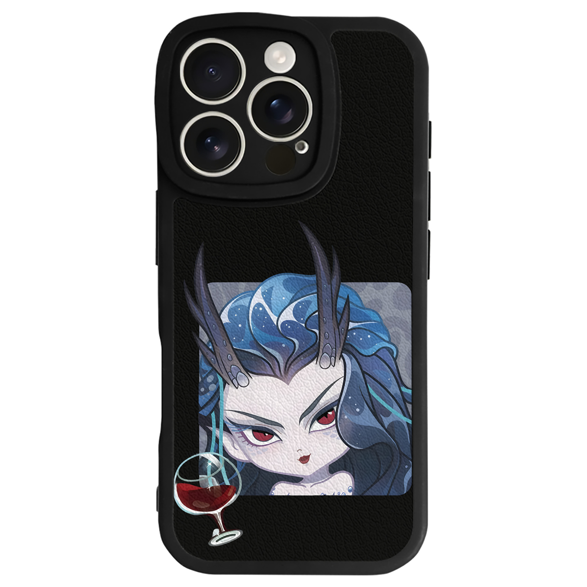 （画像用） Ne Zha 2 ナタ 魔童の大暴れ 【iPhone 16シリーズ対応】シリコンスマホケース（レザー調） 材質：シリコン